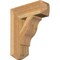 Ekena Millwork Funston Craftsman Rough Sawn Bracket, Western Red Cedar, 6"W x 20"D x 24"H BKT06X20X24FST04RWR - alternate 1